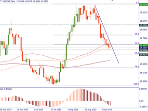 USD/ZAR: there’s more to come