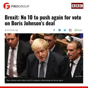 Brexit: Nueva presiónen el Parlamento británico por el acuerdo de Boris Johnson con la UE.