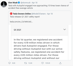 How Tesla’s accident will impact stock price?