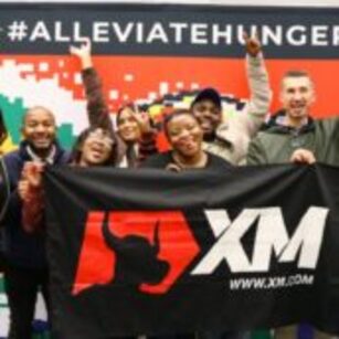 Voluntarios de XM contra el hambre de Sudáfrica